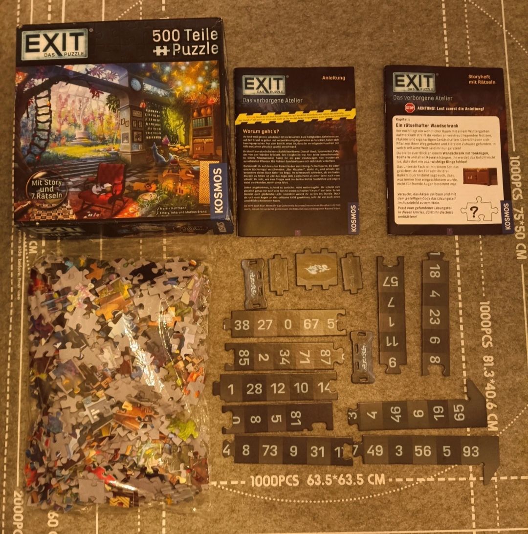 Kosmos Giochi: EXIT puzzle 500: Das verborgene Atelier – Nuovo (secondo la descrizione) da Zweisimmen venduto da shaniinaa 2