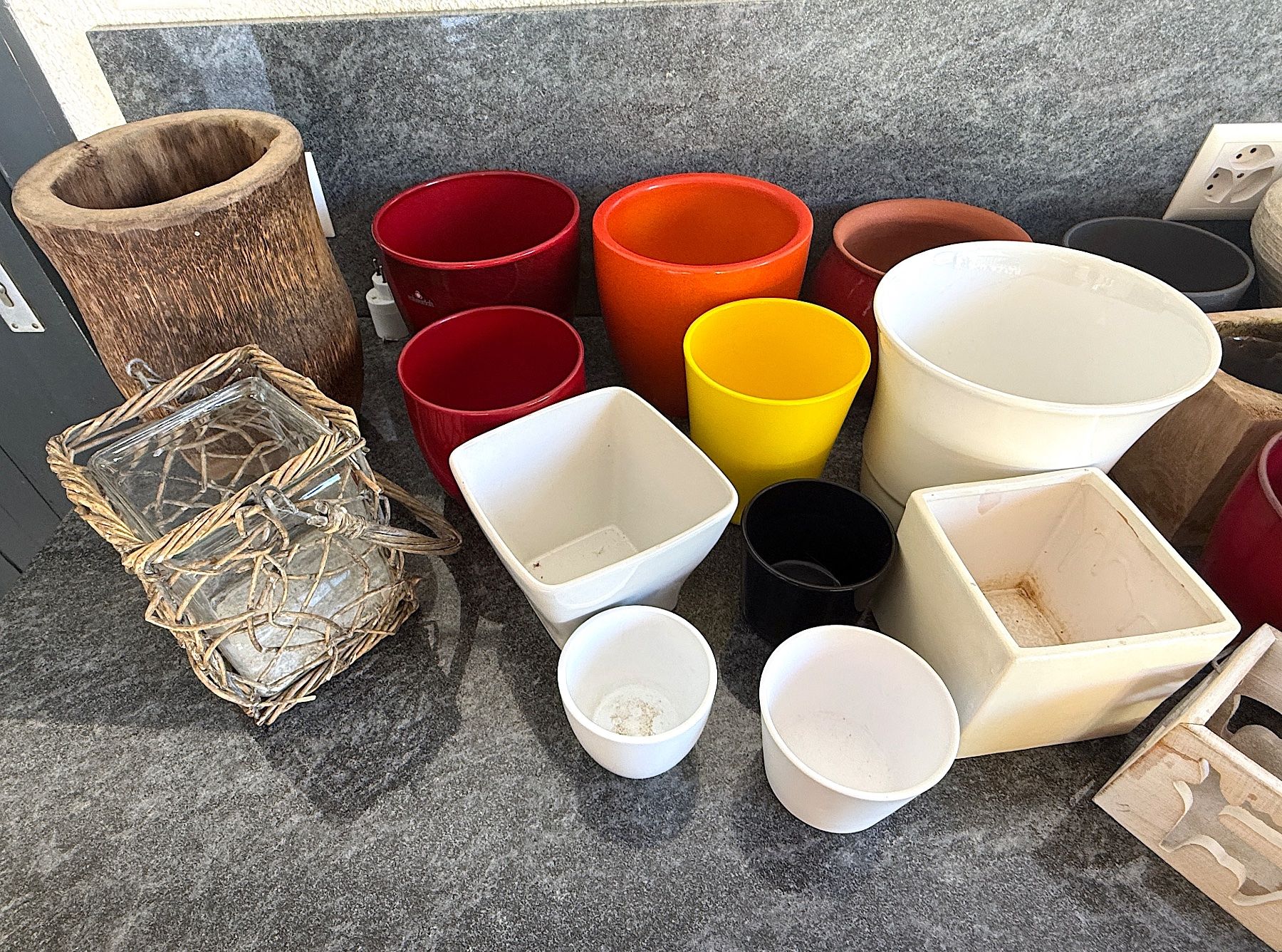 Vasi per fiori: 26 cache pots diverse tailles+ material + formes – Nuovo (secondo la descrizione) da Veyrier venduto da Szurkemaci 3