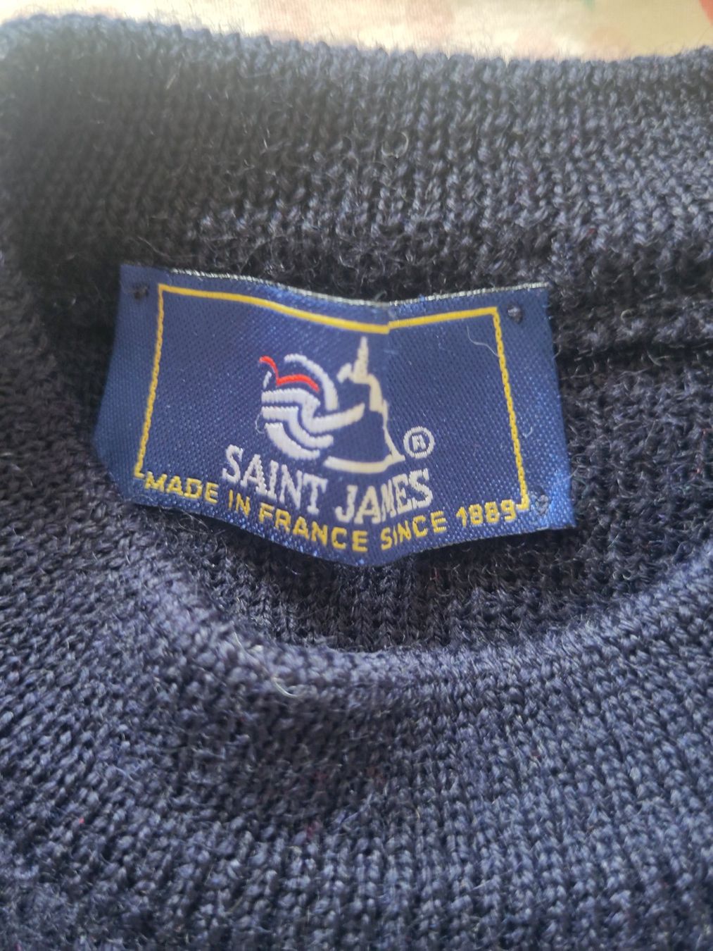 Saint James Maglioni & Felpe: Pull marin Breton rayé laine pure, taille 6-8 ans – Usato da Moudon venduto da eug_v5dy 3