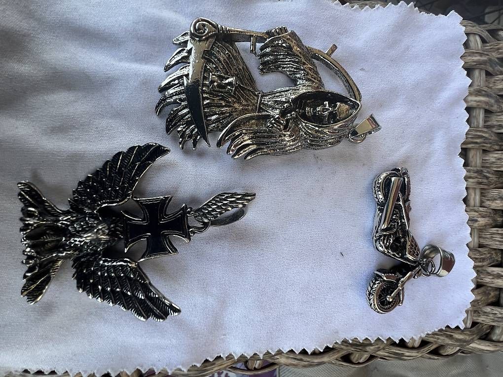 Anhänger: Biker Schmuck aus Edelstahl  – Gebraucht aus Günsberg von art_bjn8