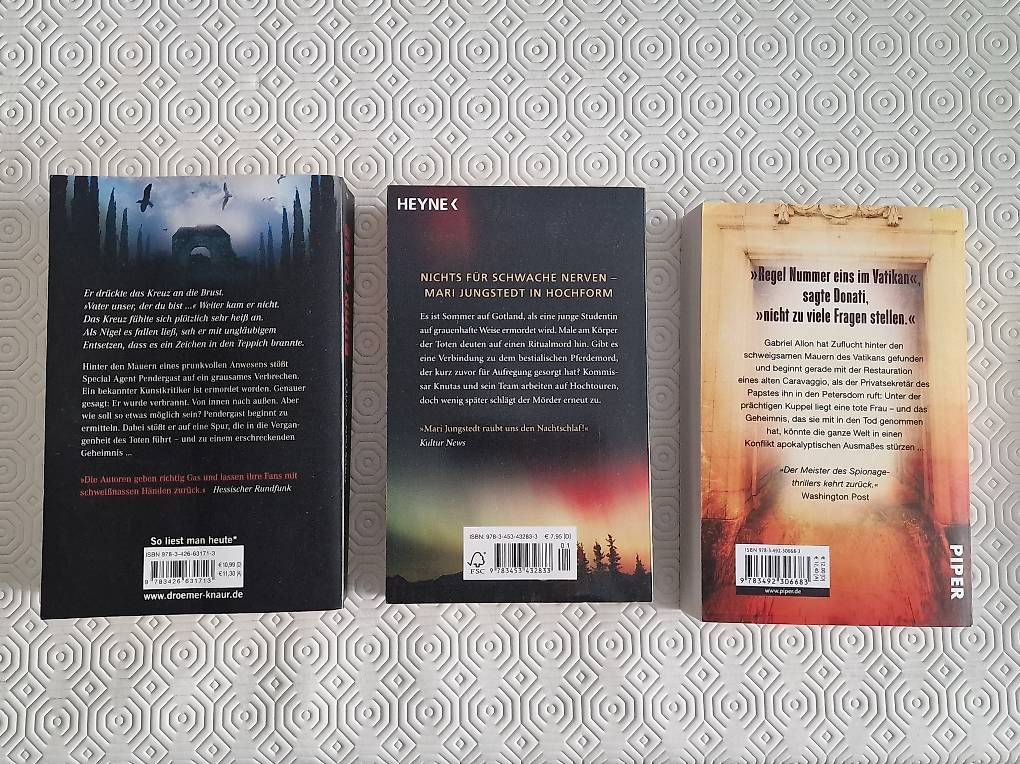 Libri: Triller / Krimis - pack3 – Usato da Zürich venduto da sdsp 1