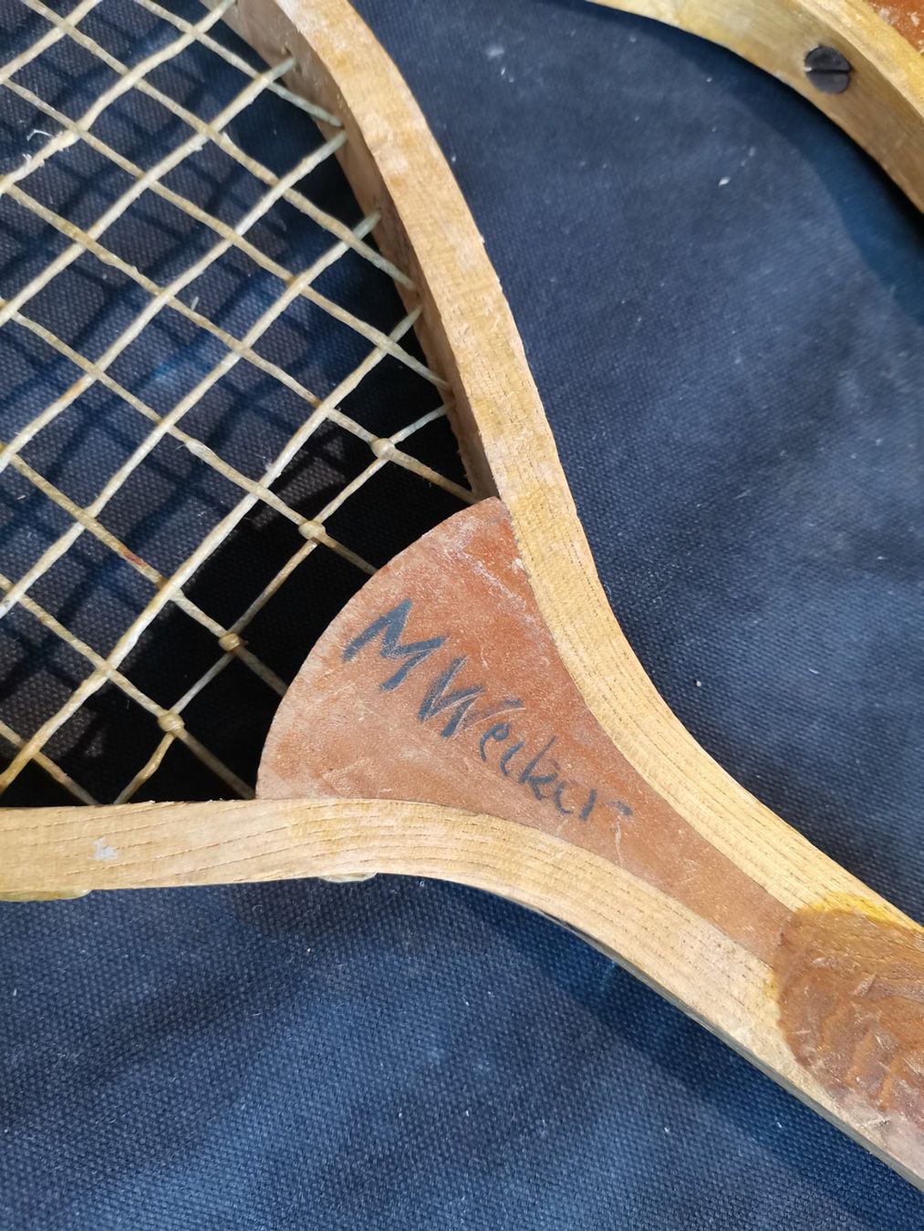 Racchette: Squash Racket M Wecker, alte kleine Rackets – Usato da Wiedlisbach venduto da Kreislaufmaterial 3