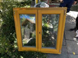 Holzfenster Doppelflügel zweifach verglast