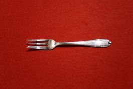 Fourchette à gâteaux vintage argentée, élégante et raffinée