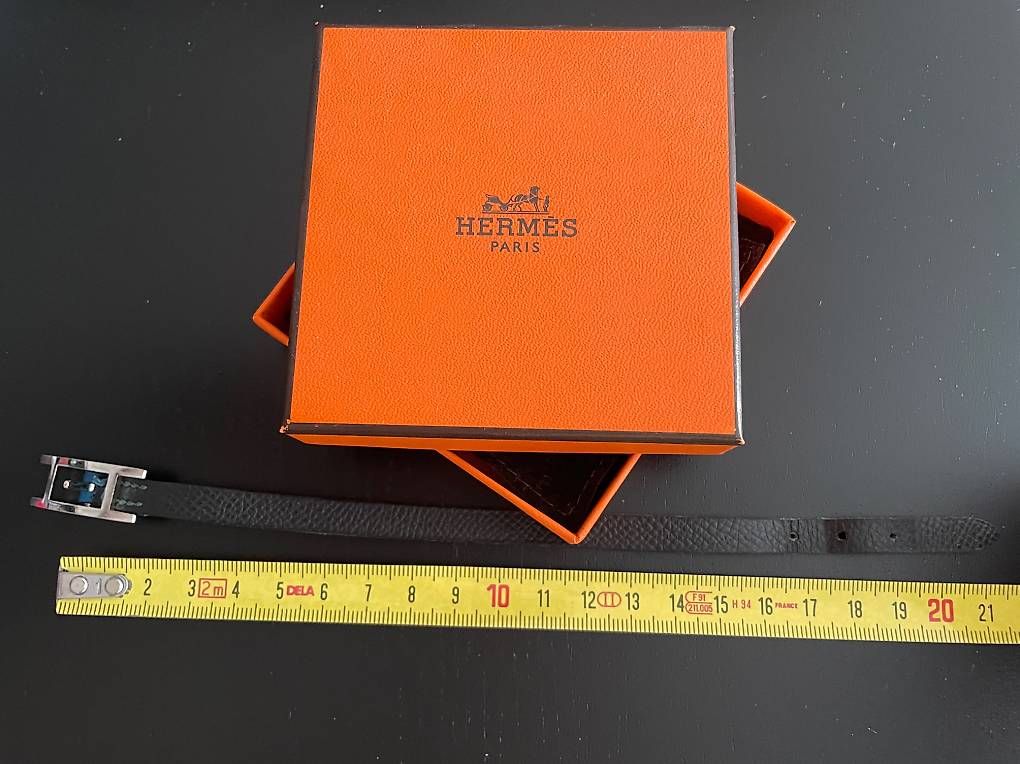 Hermès Armbänder & -reifen: Bracelet Hermès Behapi réversible noir / bleu – Gebraucht aus Genève von jde_8mym 3