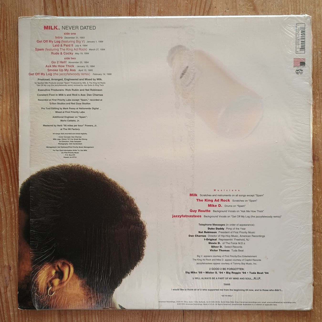 Dischi in vinile: Milk ‎– Never Dated 12" US-1995 VG++/VG(+) – Usato da münchenstein venduto da karl_heinz_krasser 1