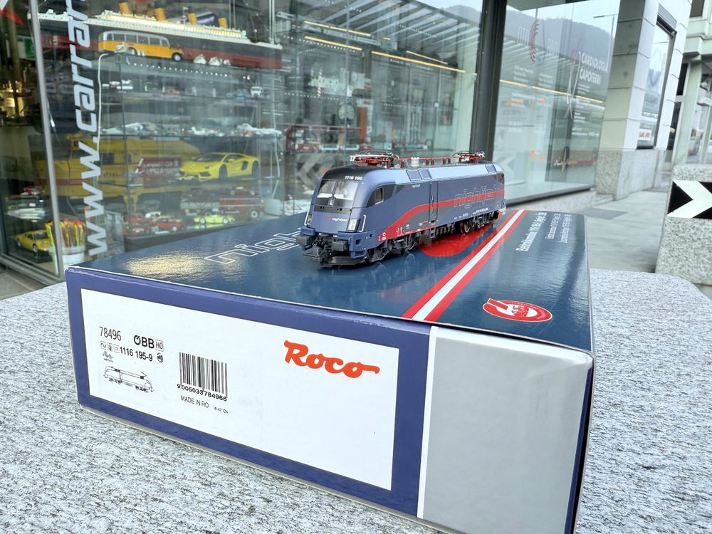 Roco 78496 Elok AC SOUND 1116 195-9 Nightjet ÖBB (Neu und ...