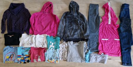Kleiderpaket 20 Stück Mädchen Grösse 134 8-10 Jahre
