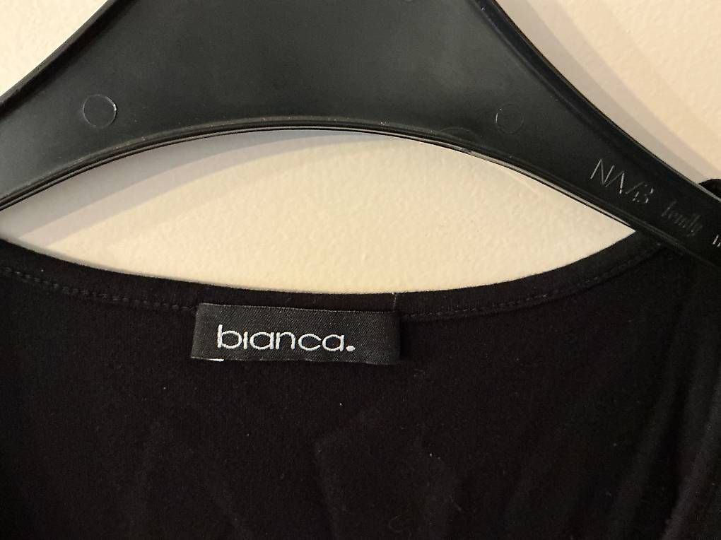 Top: Top mit Effect schwarz mit Silbrig Unterteil Bianca 38 – Usato da Oberwil BL venduto da Nikki13 2