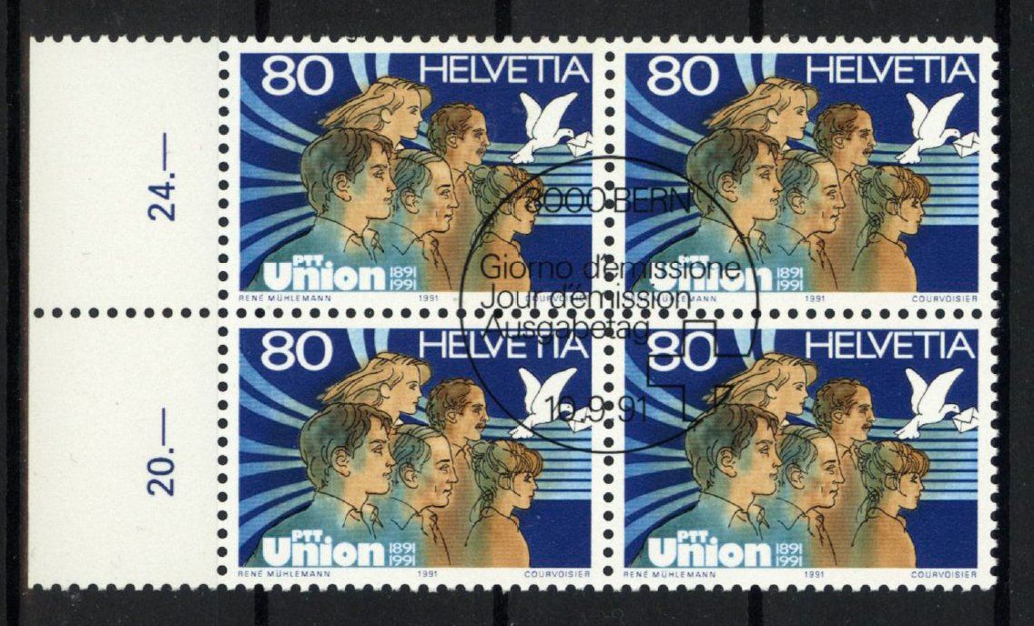 Tutti i francobolli: 1991, Sonderpostmarke IV, ET – Usato da Willisau venduto da Vollstempel