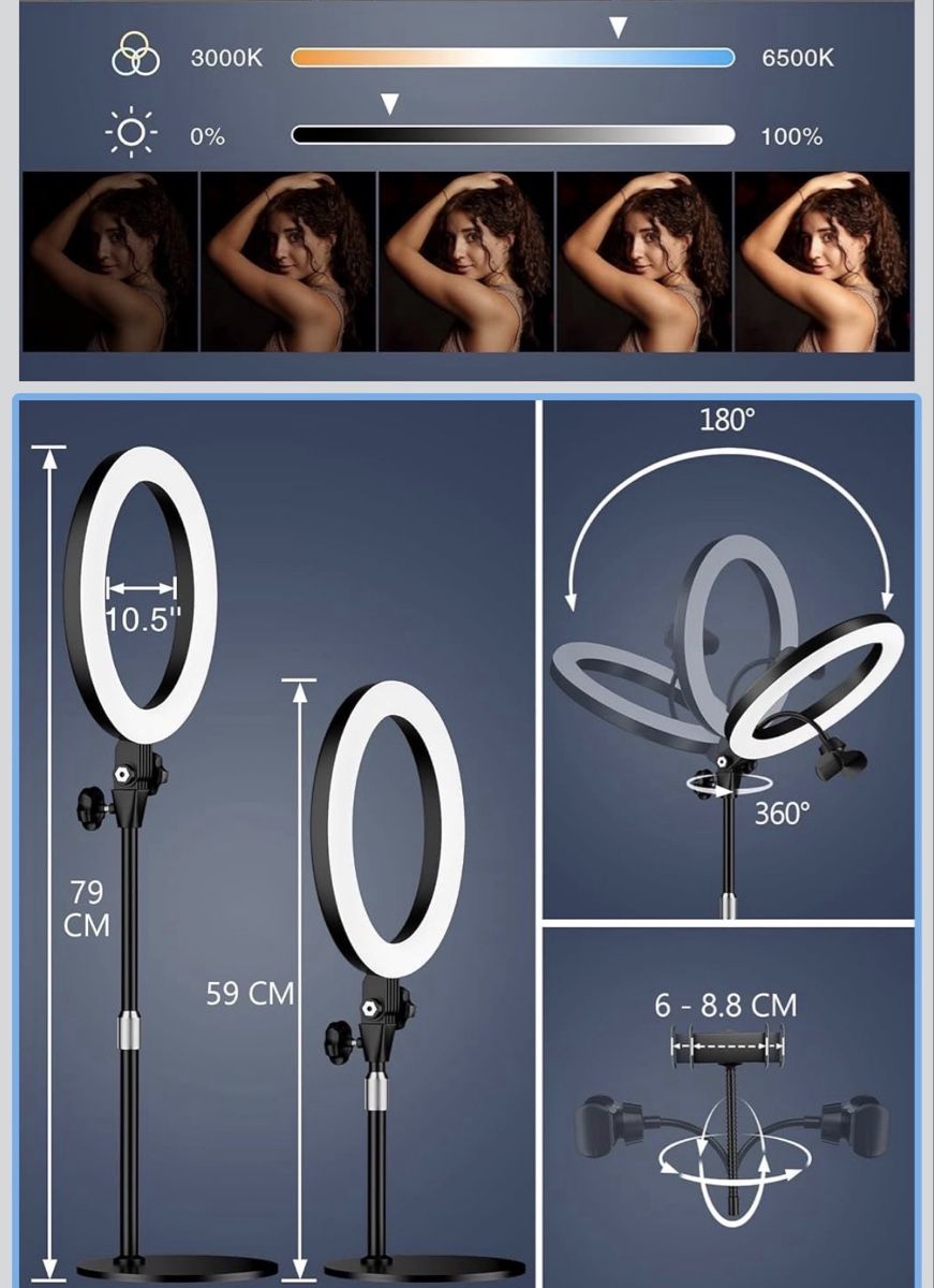 Lampes: Ring Light with Tripod – Neuf (Voir description) à Zürich par jir_k6j2