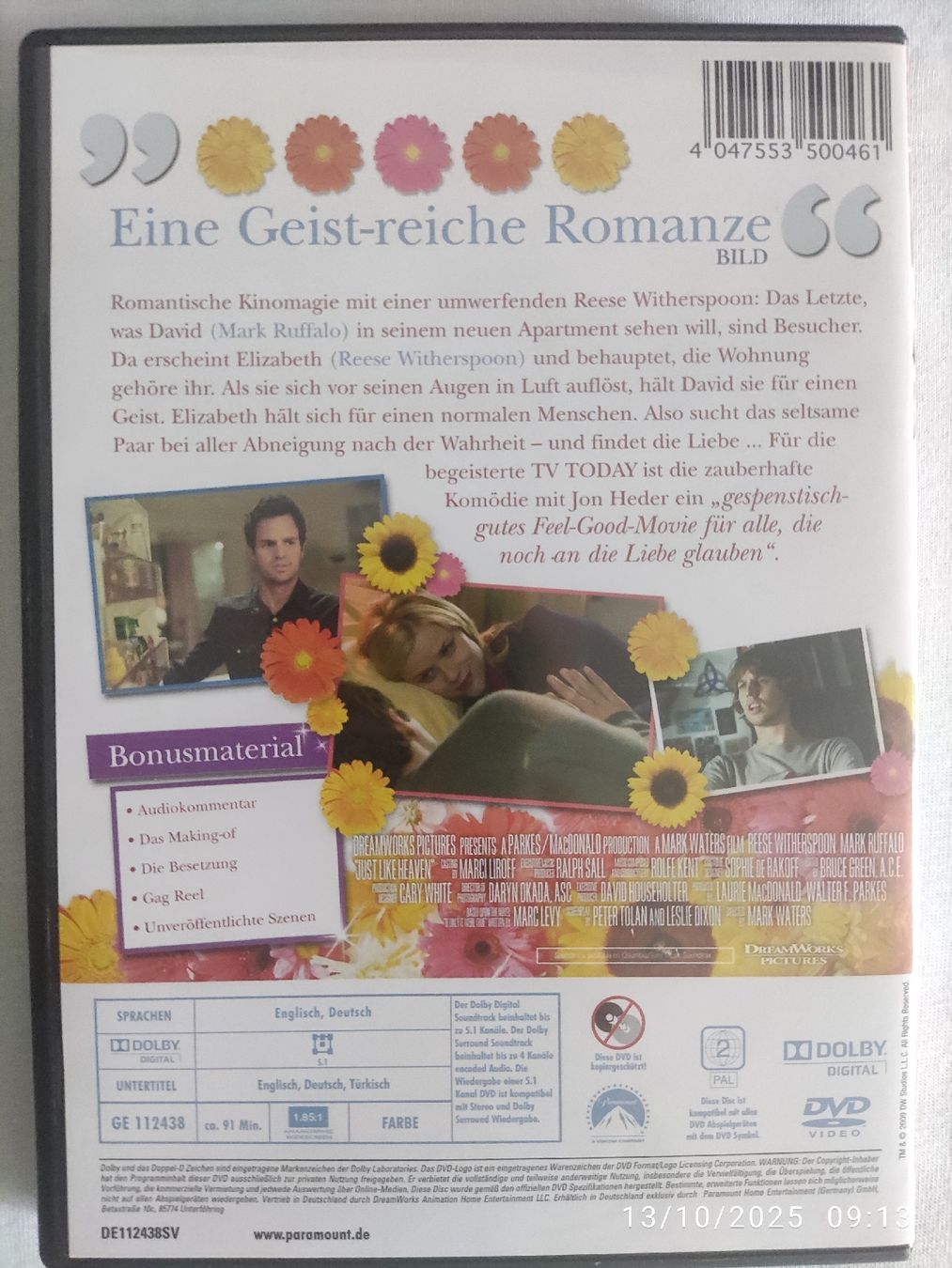 Alle DVDs: Solange du da bist – Gebraucht aus Basel von Alacant 1