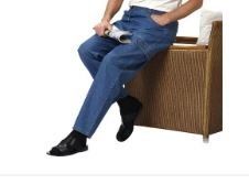 Jeans: Arbeits-Worker Jeans im Cargo Stil , BlueStone Washed, Gr.27 – Nuovo e nell'imballaggio originale da Koppigen venduto da Werkzeugladen 2