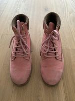 Campista Damen Boots, Gr. 40, Pink/Rosa, Wildleder
