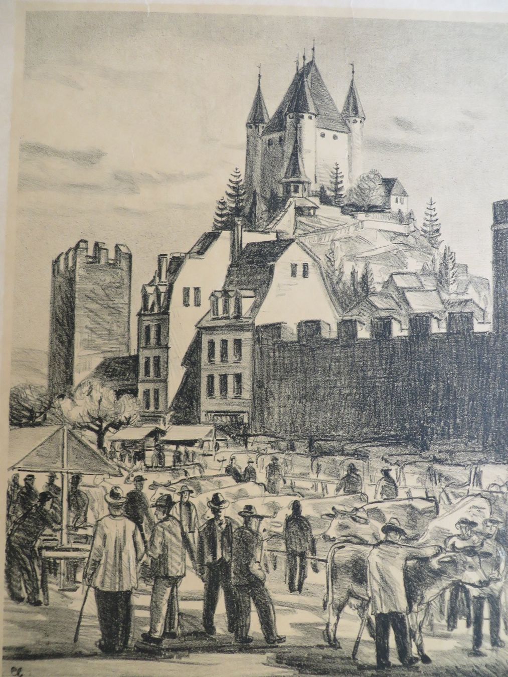 Grafica & Litografie: Etiennje Clare original Litho – Usato da Bad Ragaz venduto da FutureZ 1
