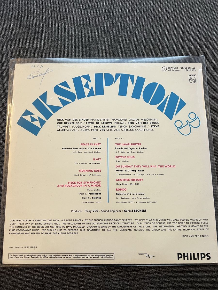 Schallplatten: EKSEPTION - 3 – Gebraucht aus Mont sur Rolle von nicola1075 1
