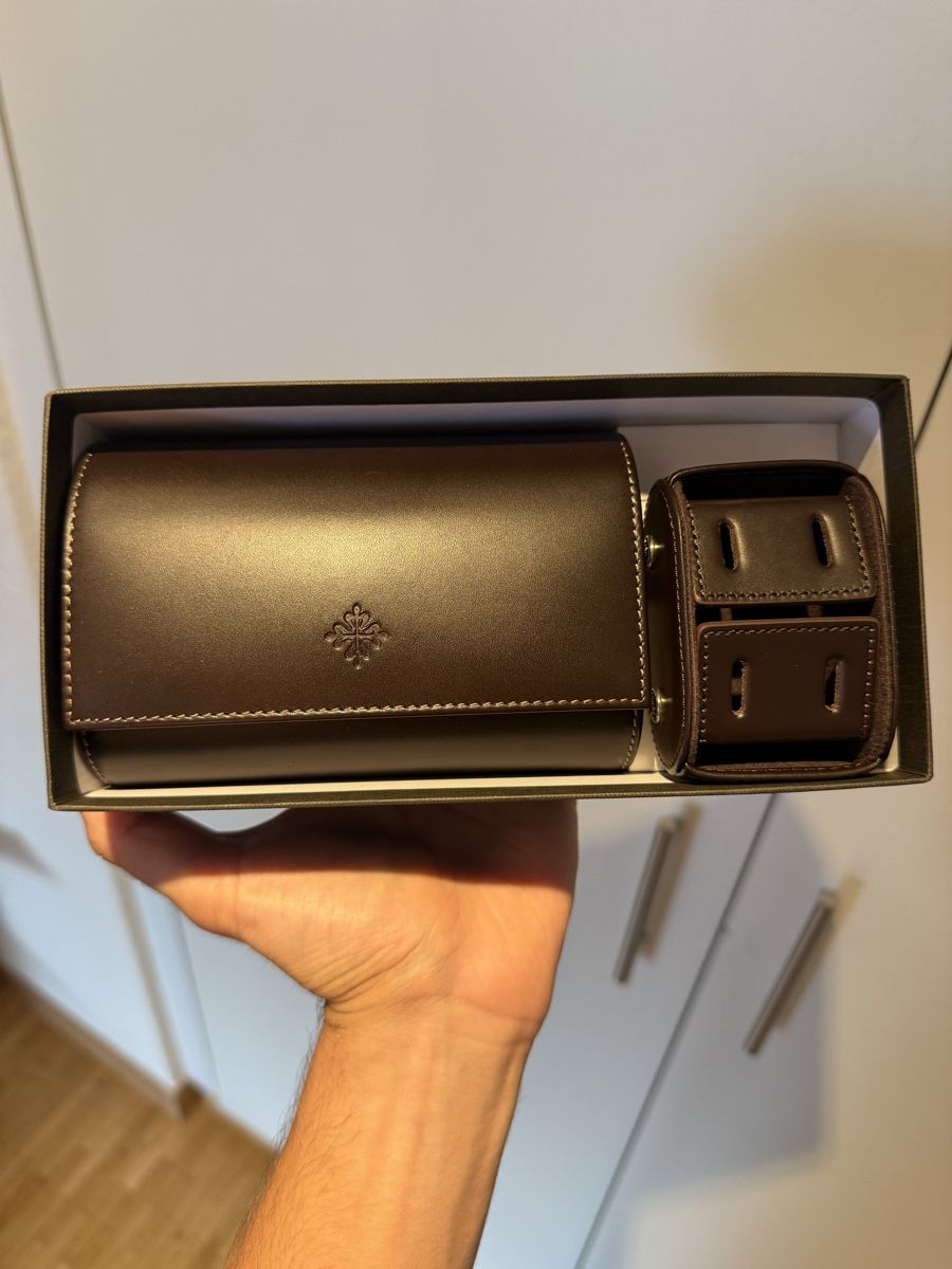 Patek Philippe Scatole porta orologi: Patek Philippe Watch Roll 2 Spots – Nuovo e nell'imballaggio originale da Genève venduto da SG_73