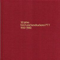 50 Jahre Wertzeichen PTT + Vignette 1980
