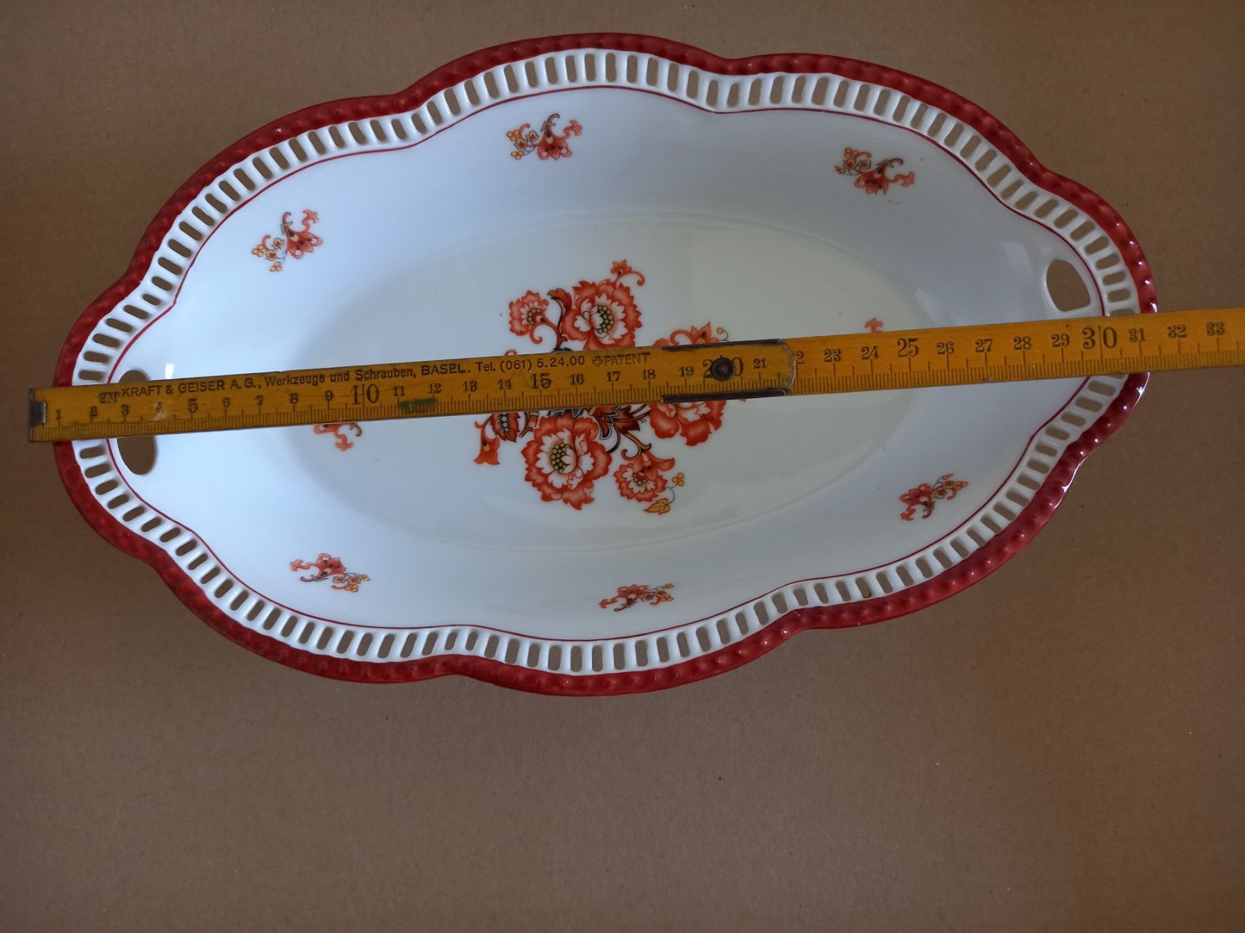 Ciotole: Hübsche Bavaria Schale mit Blumenmuster, Fruchtschale – Usato da Roggwil BE venduto da Ruefi222 4