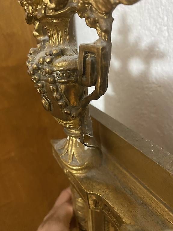 Specchi: Miroir ancien doré baroque – Usato da La Chaux-de-Fonds venduto da analucie 3