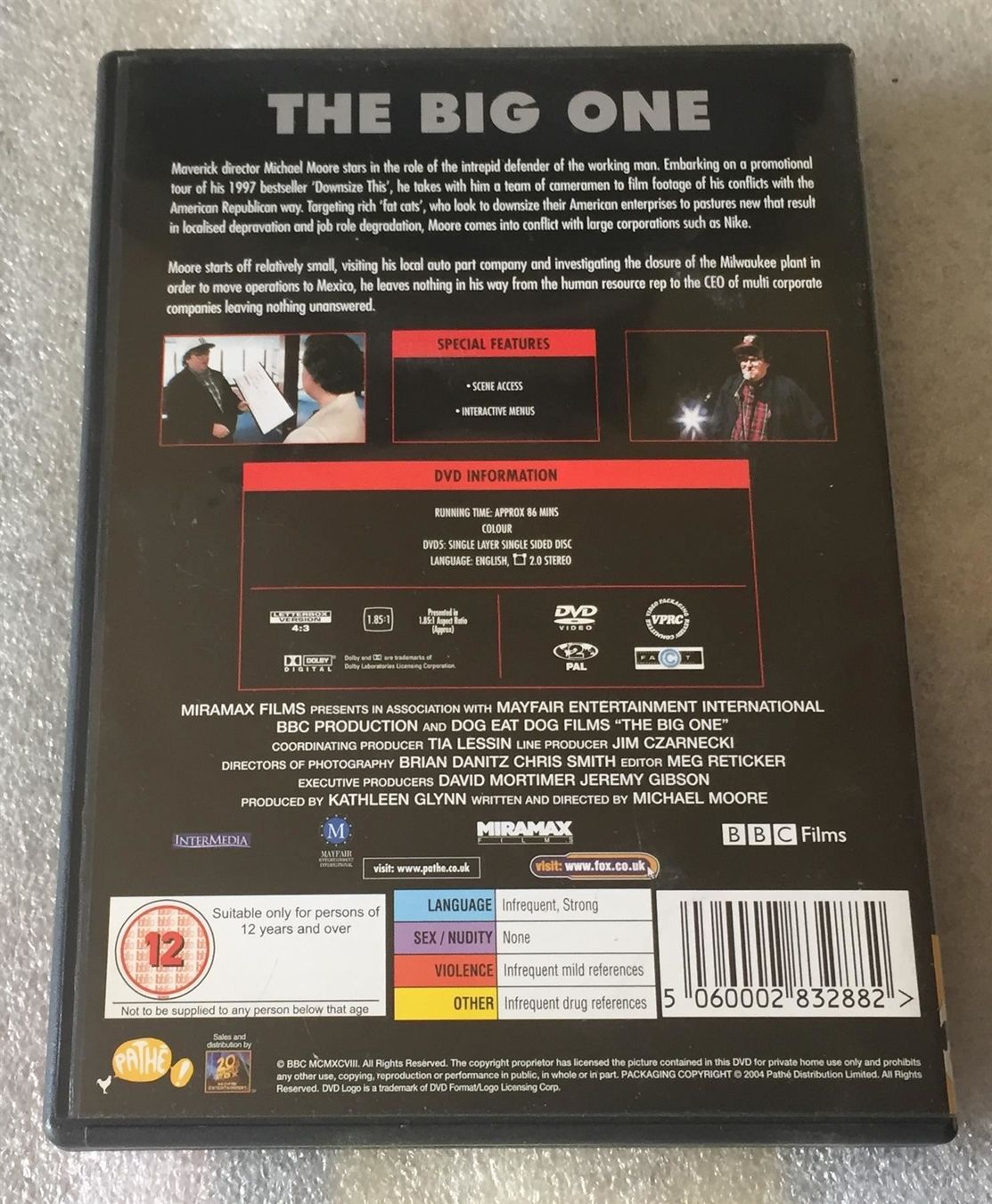 Tutti i DVDs: Michael Moore "The Big One" Documentary Français / English – Usato da Genève venduto da Cockattoo 1