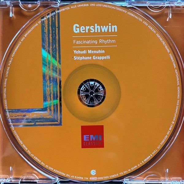 CDs: Yehudi Menuhin, Stephane Grappelli - George Gershwin – D'occasion à Unterbäch par tuqsa 2