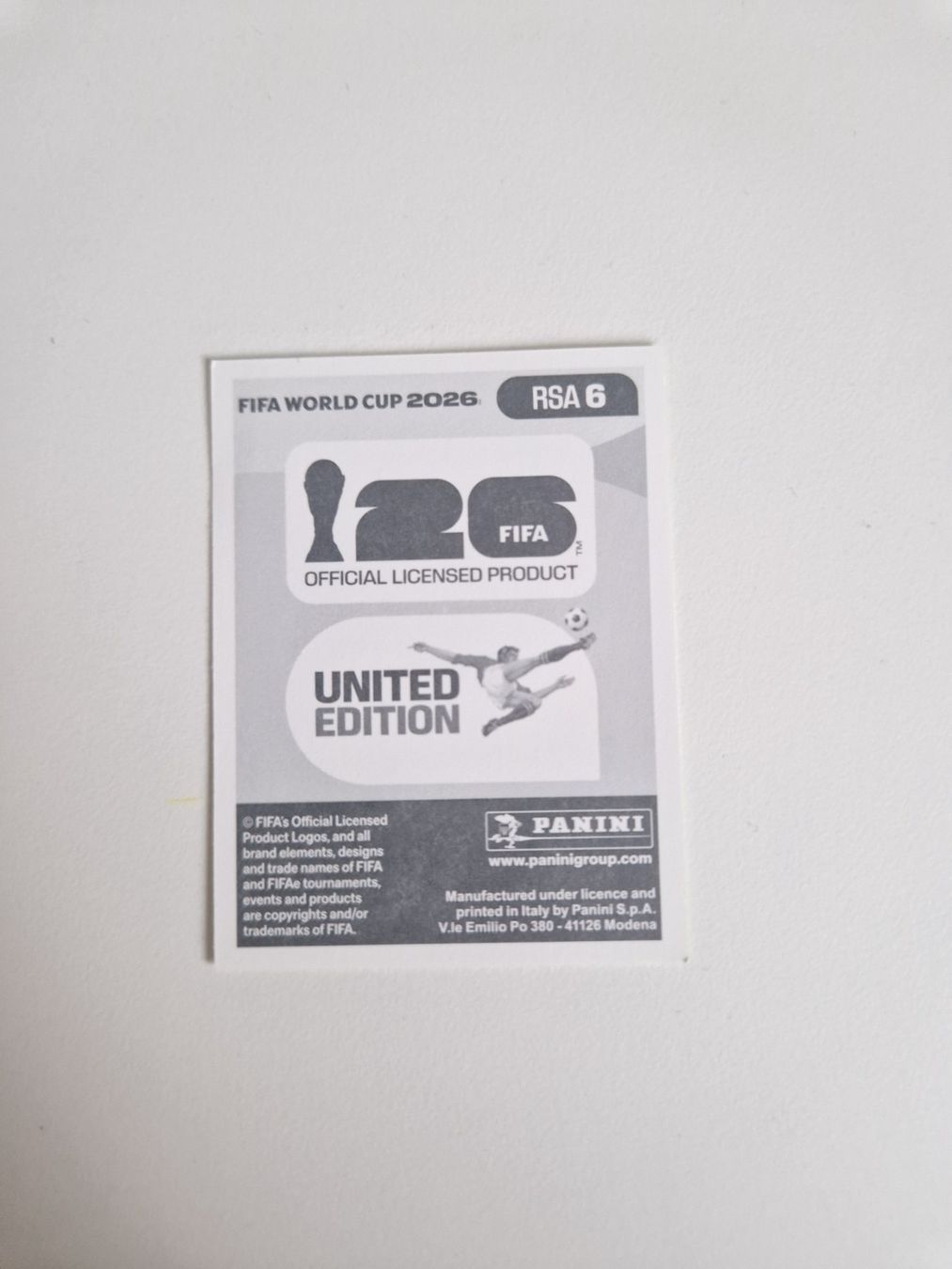 Panini Sammelbilder & Trading cards: Panini Sticker RSA6 – Neu (gemäss Beschreibung) aus Stüsslingen von white_angel86 1