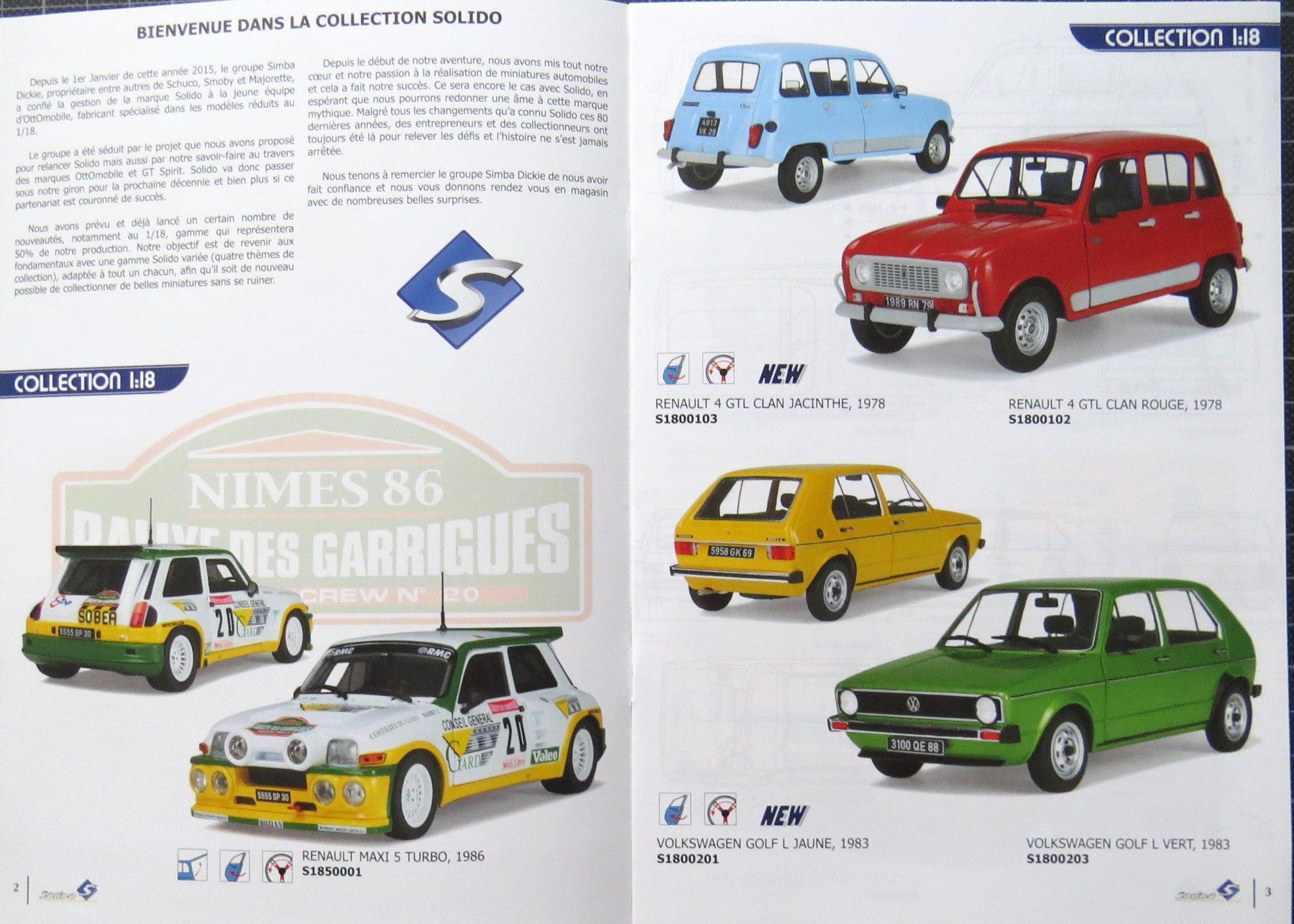 Solido Modellini d'auto: Kleiner Solido Katalog von 2015 – Nuovo (secondo la descrizione) da Ettingen venduto da campione_1 1