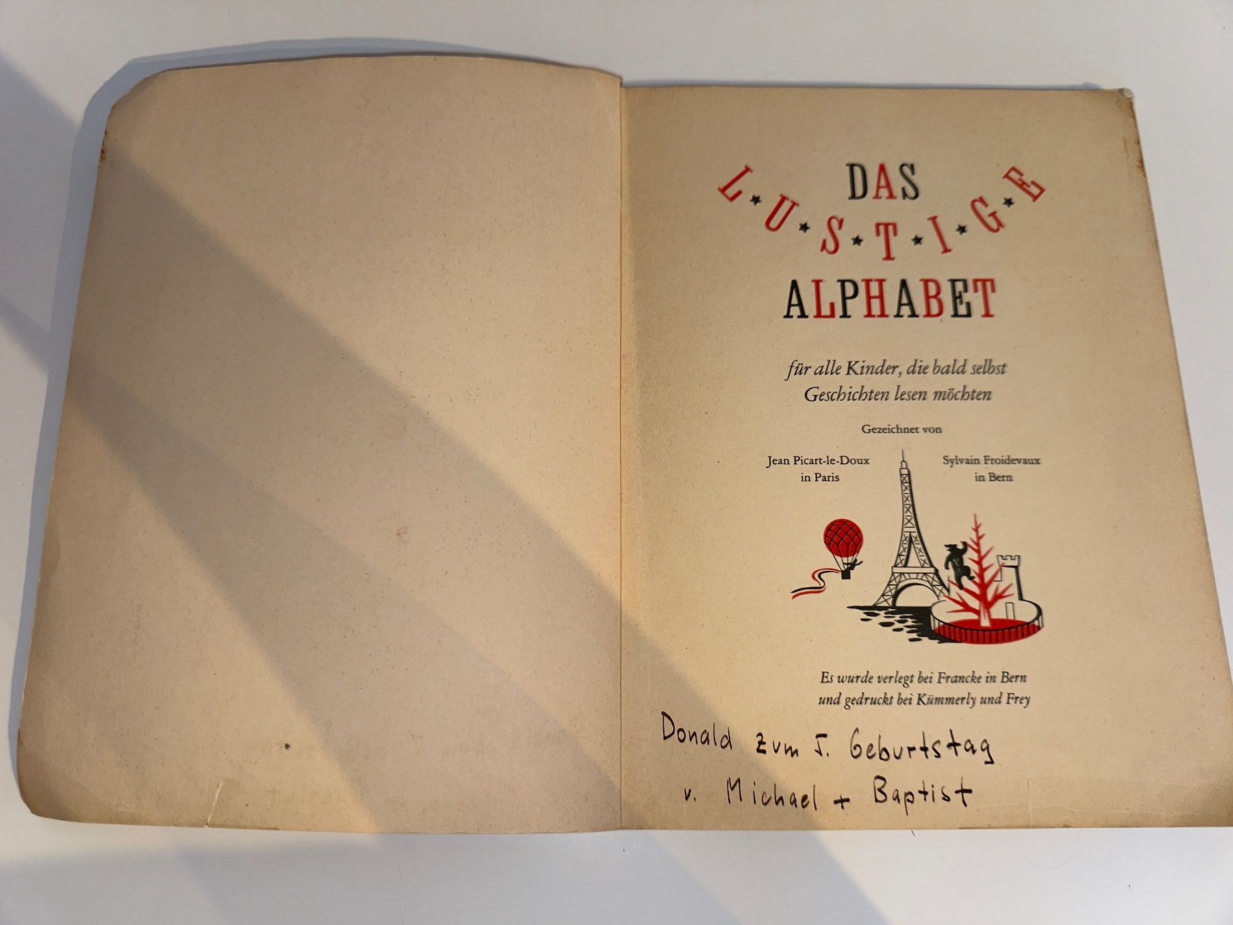 Libri: BUCH: Das lustige Alphabet – Usato da Grosswangen venduto da Kleine.Knoepfe 1