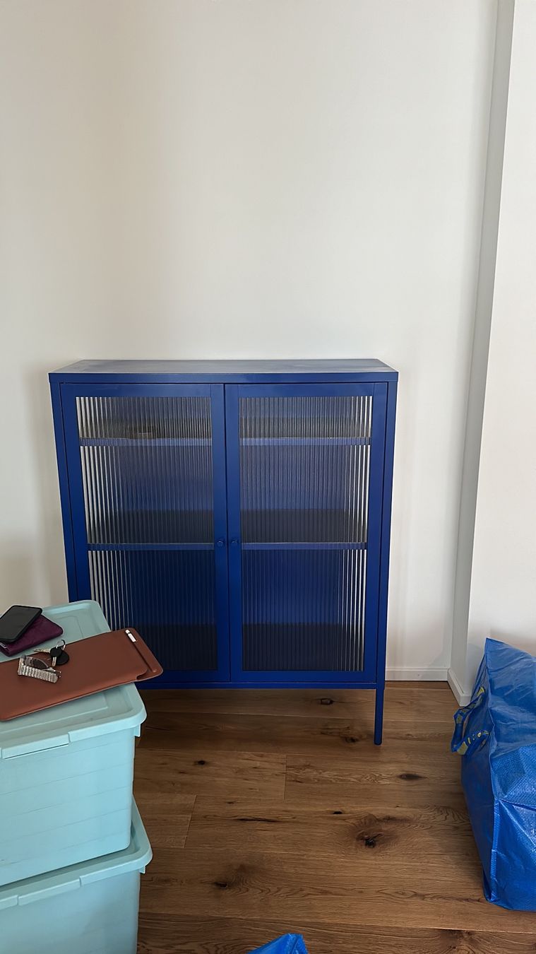 Vetrine: Metall Vitrinenschrank- Blue – Usato da Zürich venduto da pin_7yv9 1