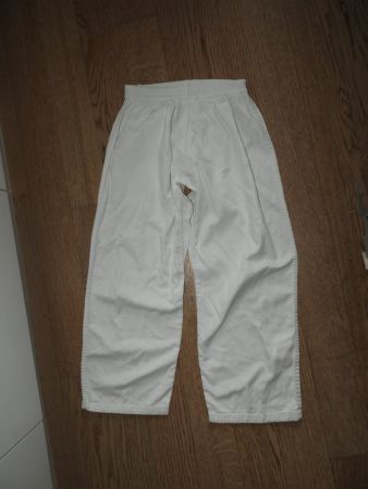 Karatehose weiss Grösse 150, gebraucht