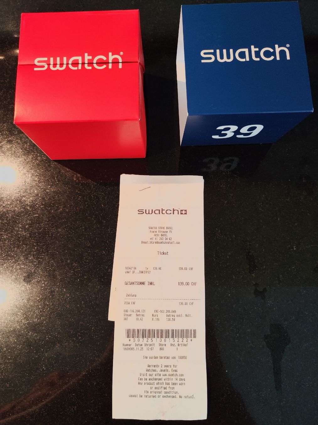 Swatch Orologi: swatch what if ... Tariffs – Nuovo e nell'imballaggio originale da Rheinfelden venduto da Sandra220 1