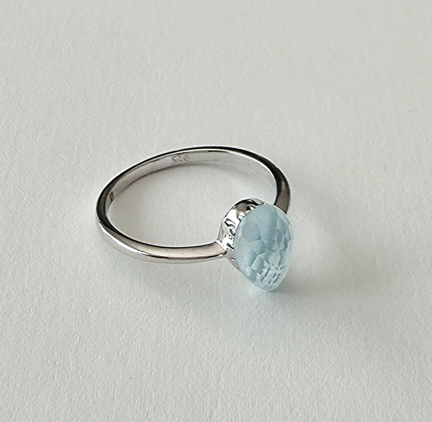 Ringe: Zarter Aquamarin Silber 925 Ring - Neu – Neu und originalverpackt aus Uetikon am See von Coralreef 3