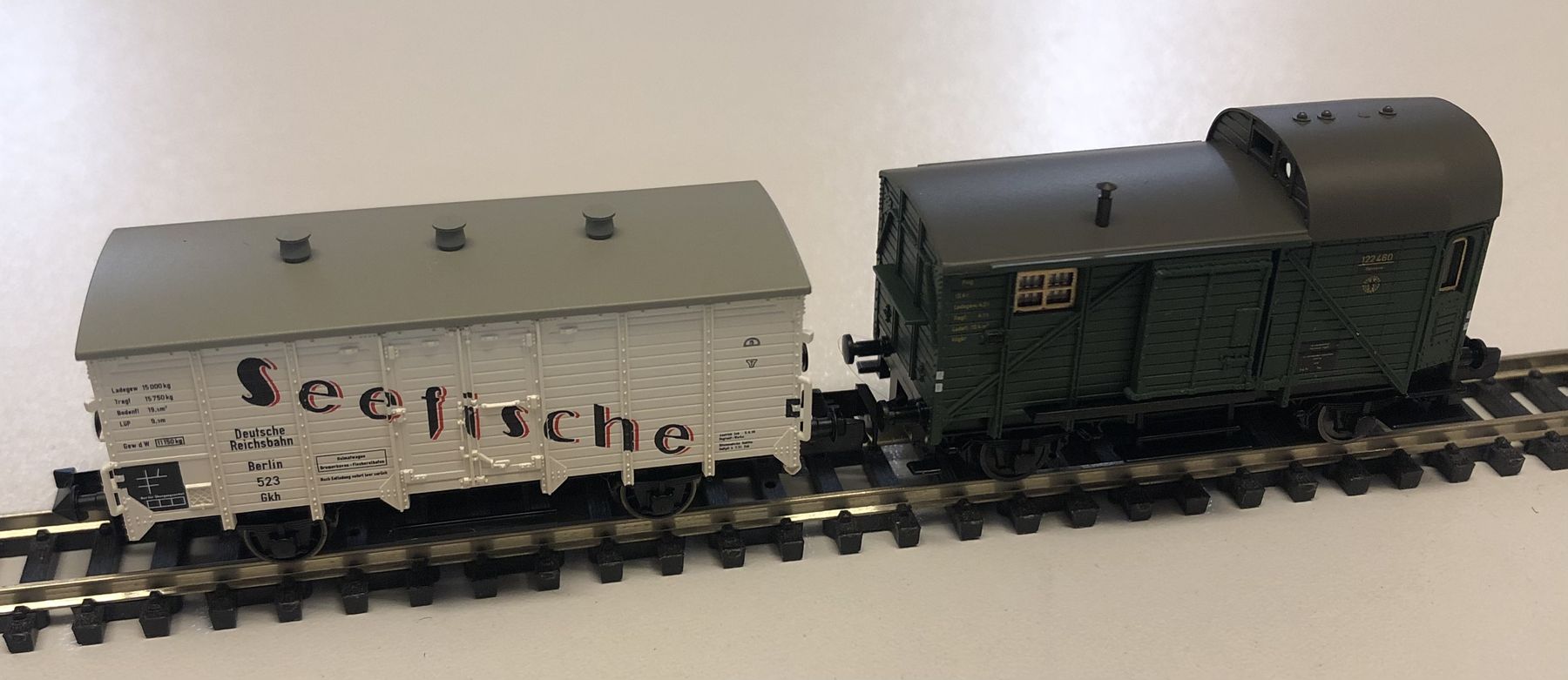 Fleischmann Modelleisenbahnen: Fleischmann N / 8300 + 8341 / DRG / Güterwagen-Set - 01 – Neu und originalverpackt aus Eggersriet von uncletoni 2