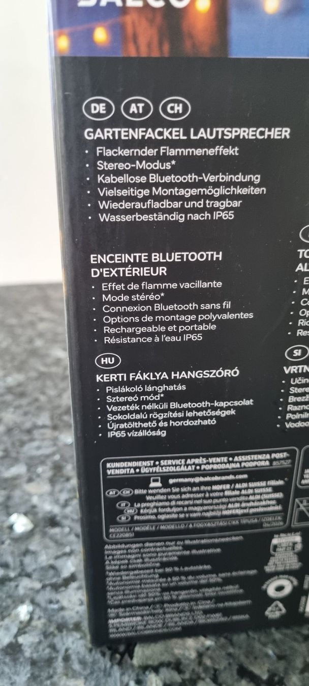 Casse acustiche: BALCO Gartenfackel Lautsprecher mit Flackerlicht – Nuovo (secondo la descrizione) da egliswil venduto da Maggy6 2