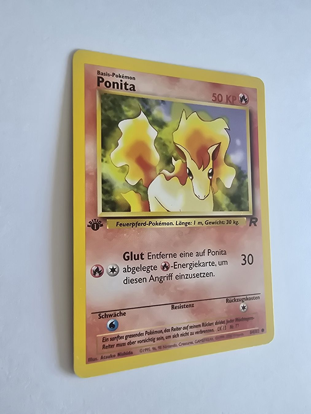 Pokémon Carte collezionabili: Pokemon Ponita, 1Edition, TeamRocket, DE – Usato da Pfäffikon SZ venduto da gmw_8nk9 1