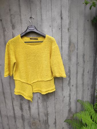 Pullover Strick Lily White Lagenlook, Gr. 44
