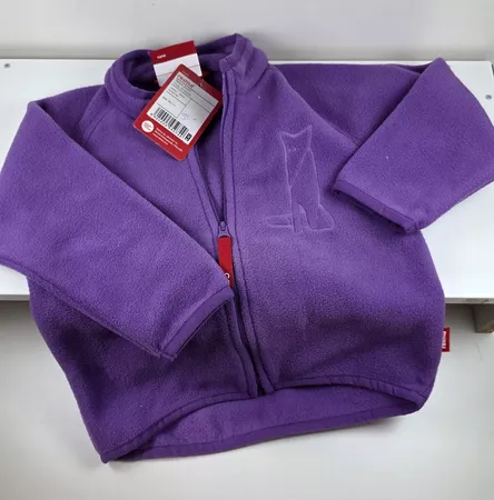 Reima Fleece Jacke, Lila mit Fuchs, Gr. 80, Neu mit Etikett