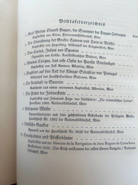 Bücher: FUGGER  Zeitungen, unveröffentliche Briefe an Fuggers – Gebraucht aus Romanshorn von Knut4 4