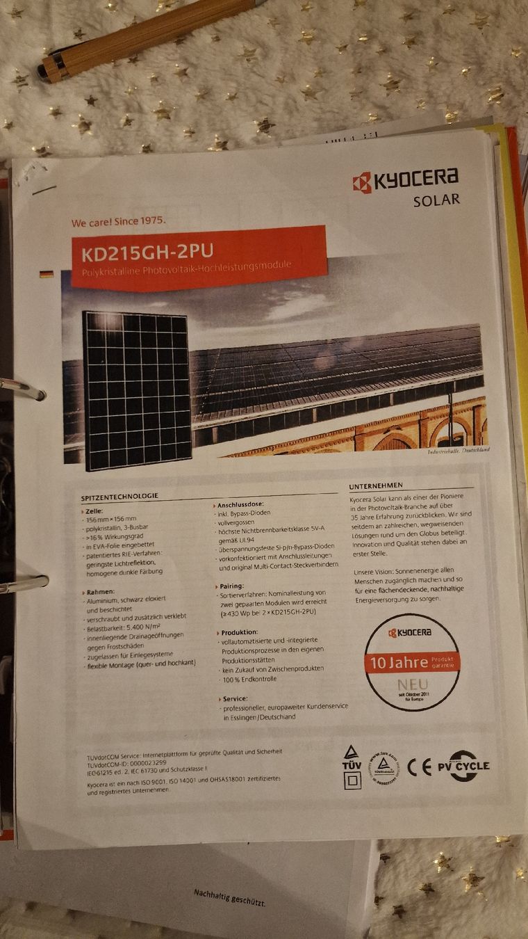 Dispositivi a energia solare: PVA Anlage 4 KWp – Usato da Thalheim AG venduto da Mwust 2