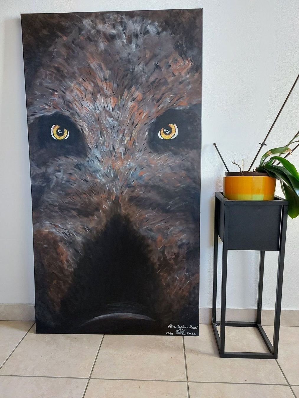 Dipinti: Dipinto originale su tela 130x70 cm – Nuovo e nell'imballaggio originale da Coldrerio venduto da Addicted2Art