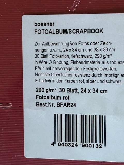 Alben: Fotoalbum on Wire O Bindung – Neu und originalverpackt aus Safenwil von Foppa1 1
