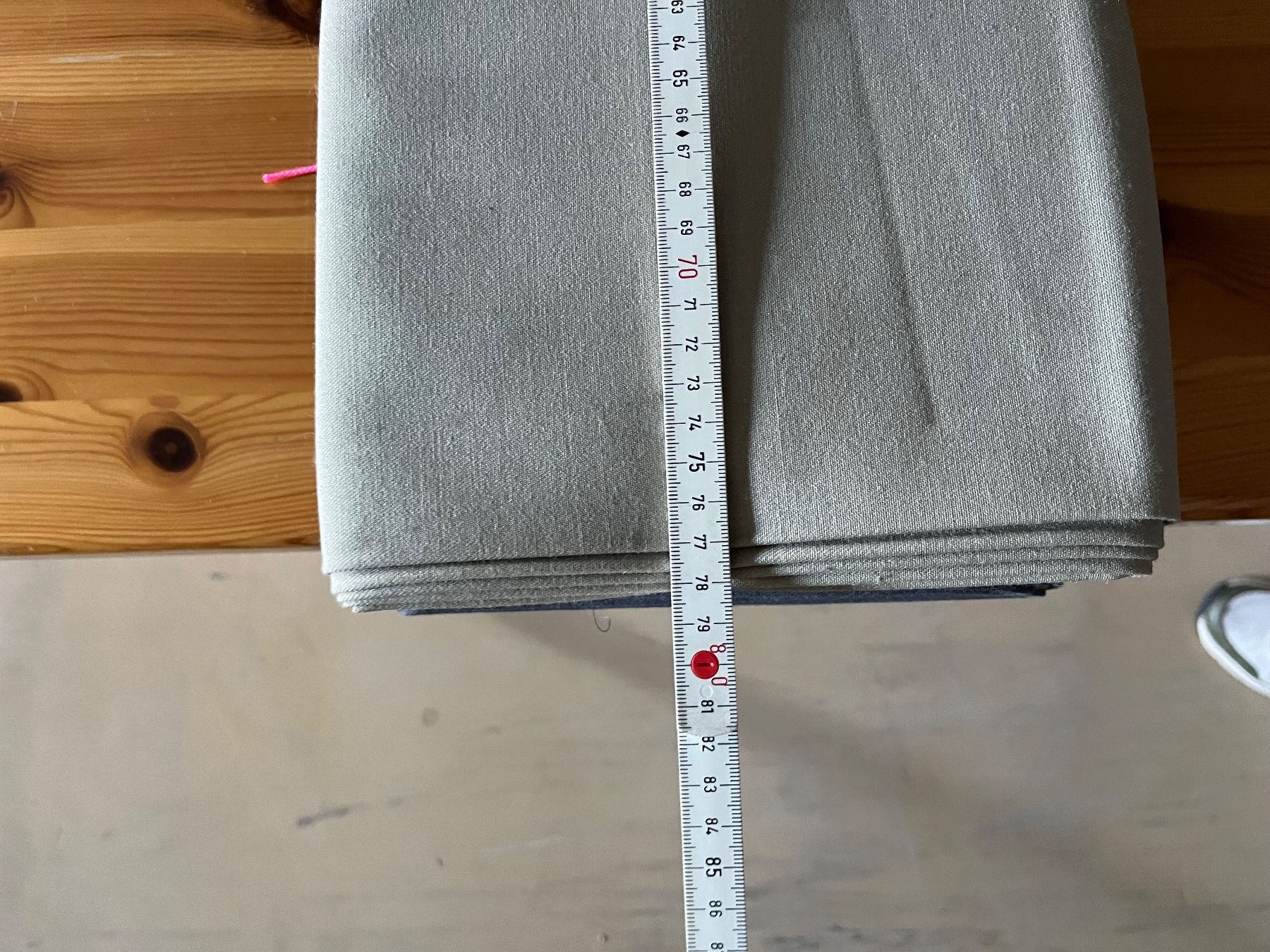 Stoffe: Stoff, Meterware, Textil, Grau, Mischgewebe, Lot – Gebraucht aus Netstal von spaltflo01 2