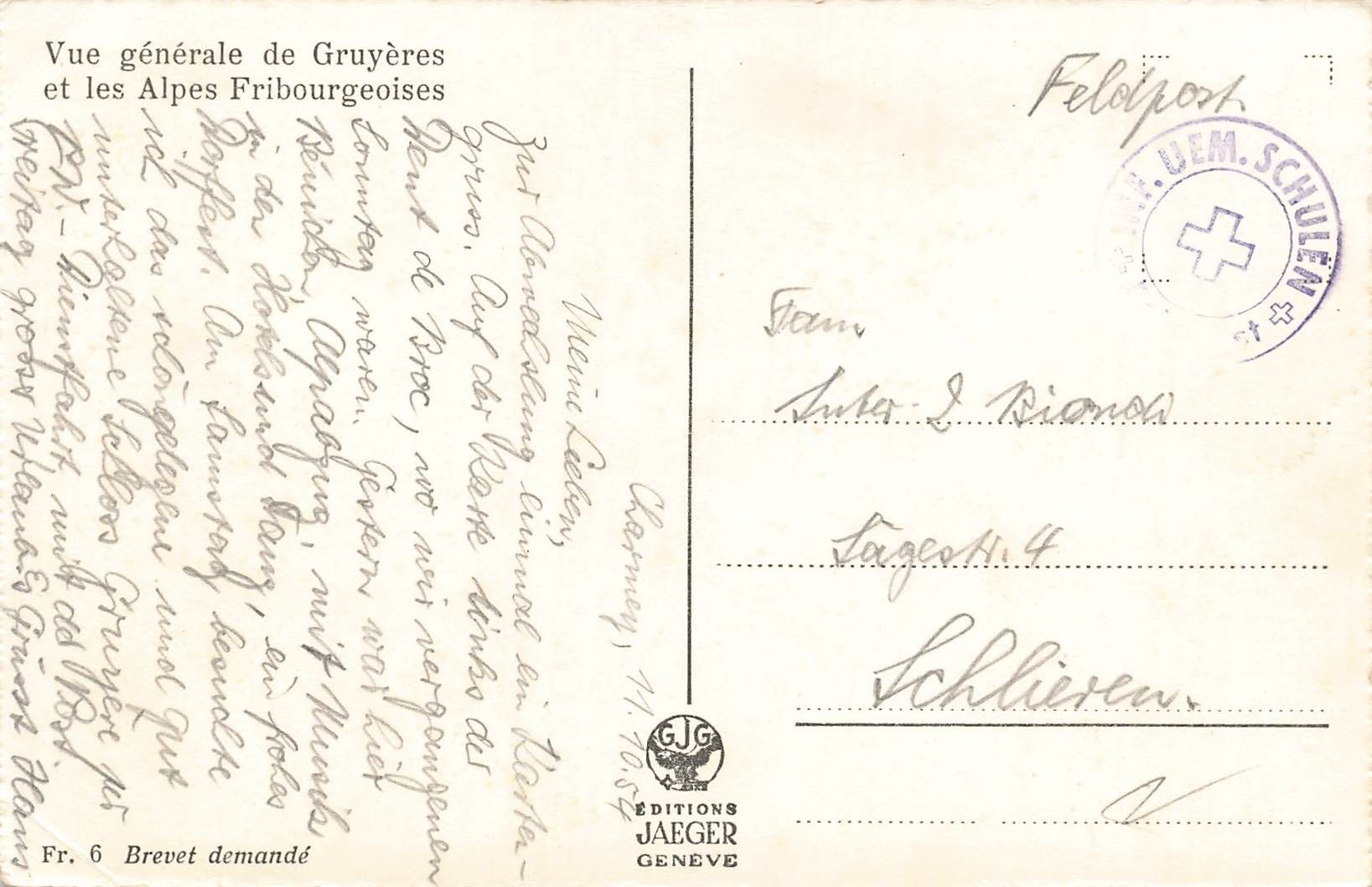 Cartes postales: Gruyeres – D'occasion à Biasca par Blenio71 1