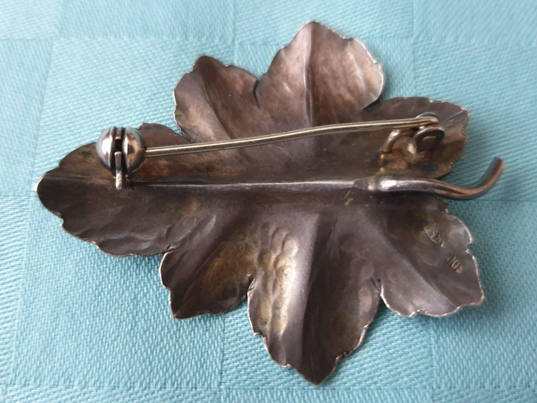 Broschen & Nadeln: alte Silberbrosche Silber 800 Brosche Blatt 4,6 – Gebraucht aus Mörschwil von spirspi 1