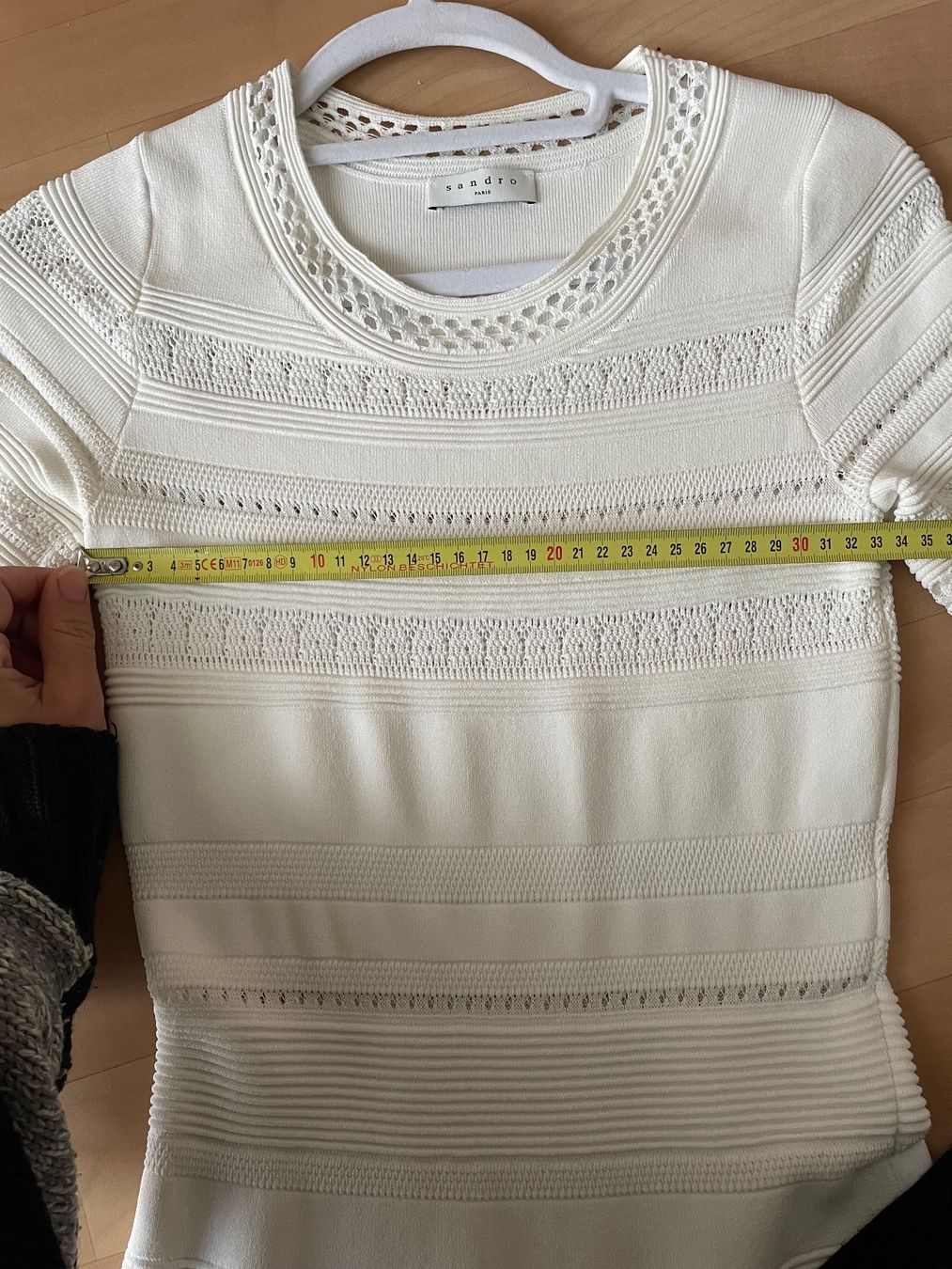 Sandro Vestiti: SANDRO knitted white dress XS/S – Usato da Zürich venduto da Angela_Fashion_Lover 8