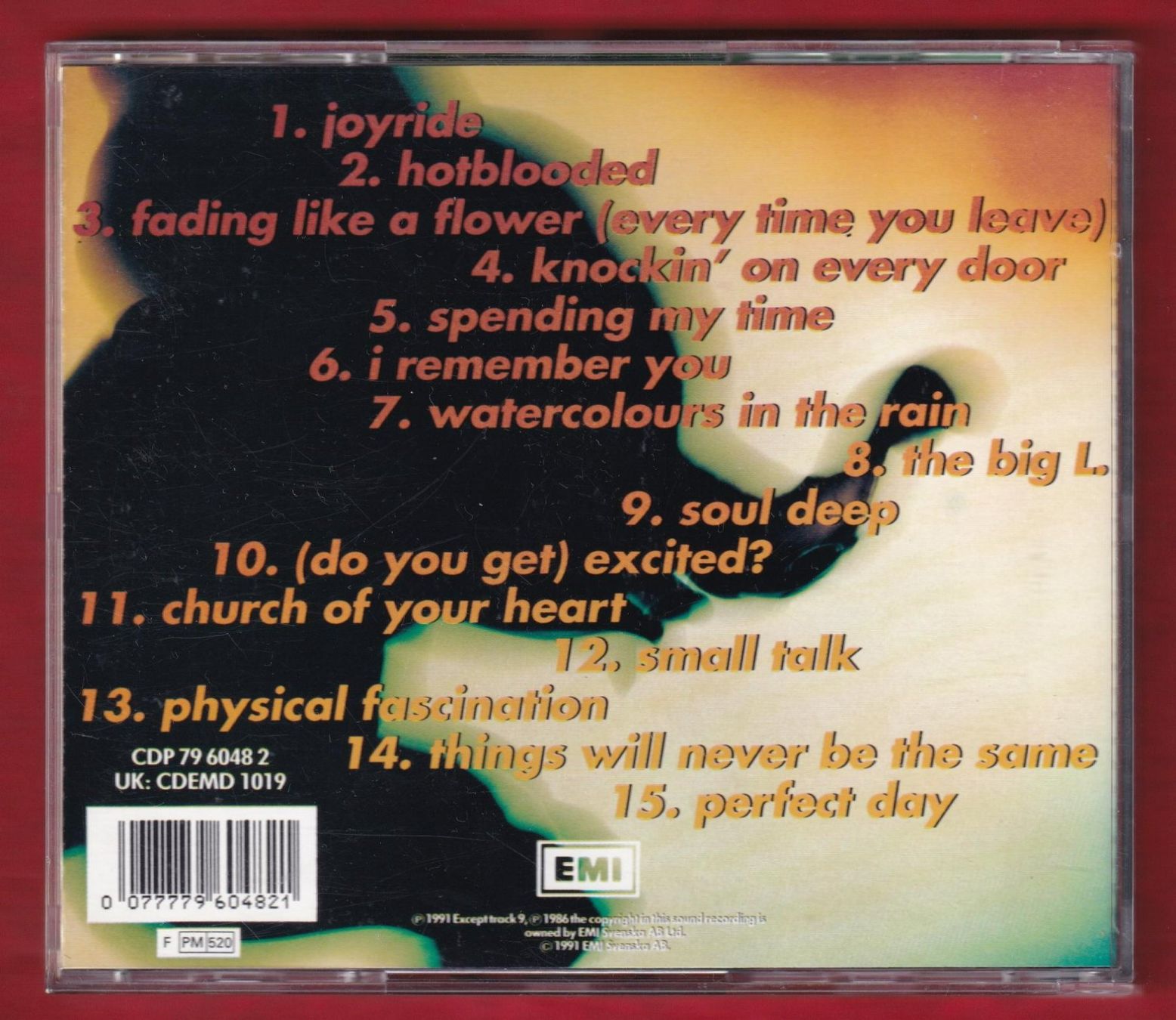 CDs: Roxette - Joyride (CD) – Gebraucht aus Zürich von Pfluftl2000 1