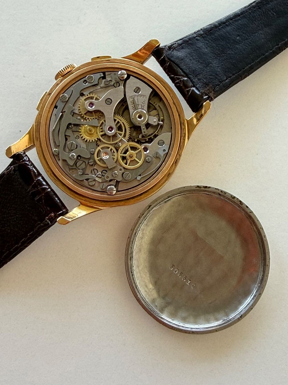 Swiss Orologi: Chronograph Loyal 17 Rubis Antimagnetic Herren – Difettoso da Winterthur venduto da senn-ismaili 5