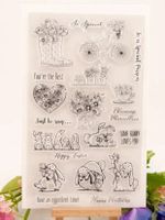 Silikonstempel Nr.542, Ostern, Geburtstag, Blumen