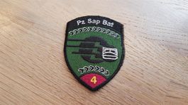 Badge Pz Sap Bat 4 weinrot